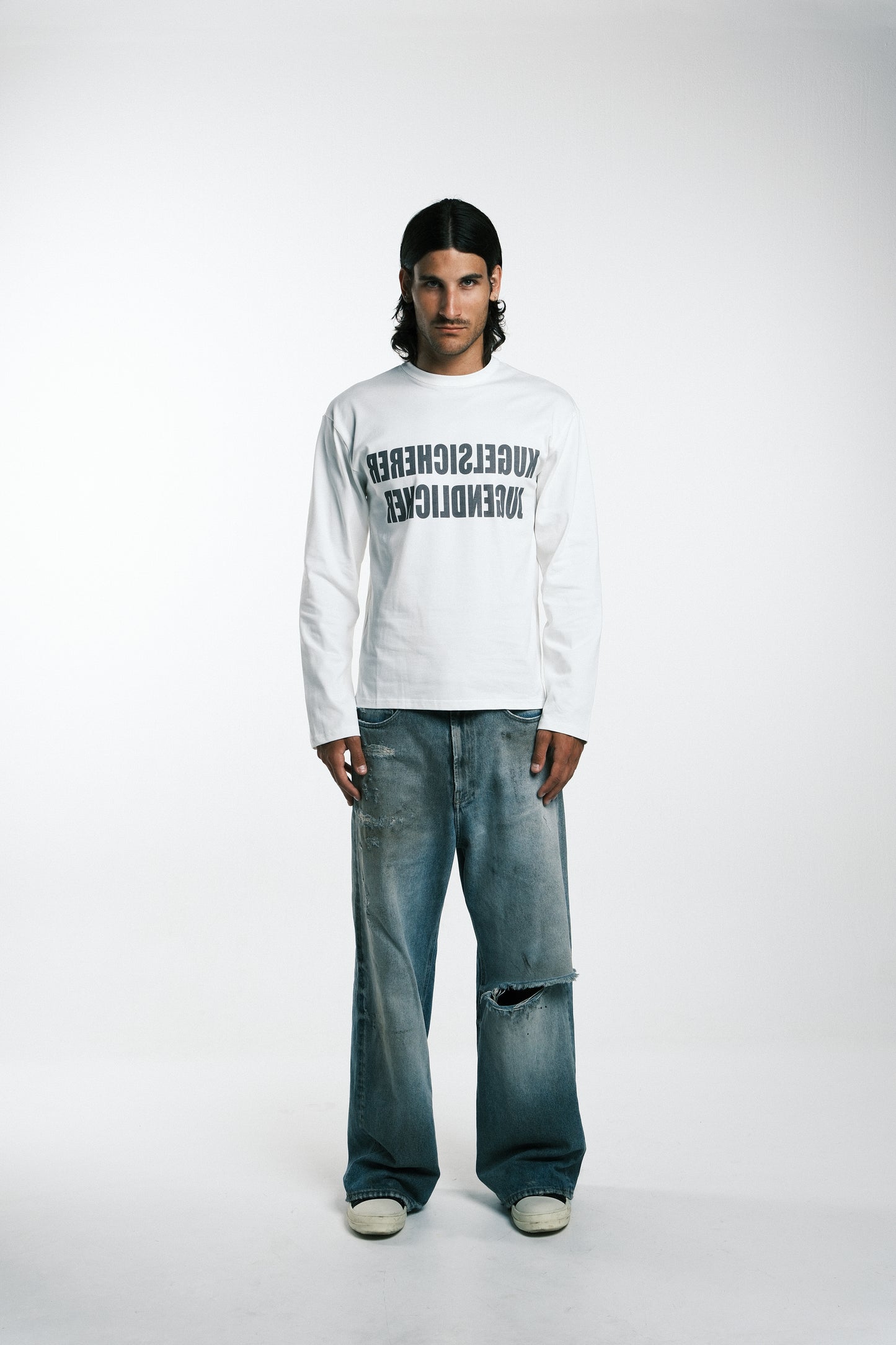 KUGELSICHERER JUGENDLICHER LONGSLEEVE WHITE
