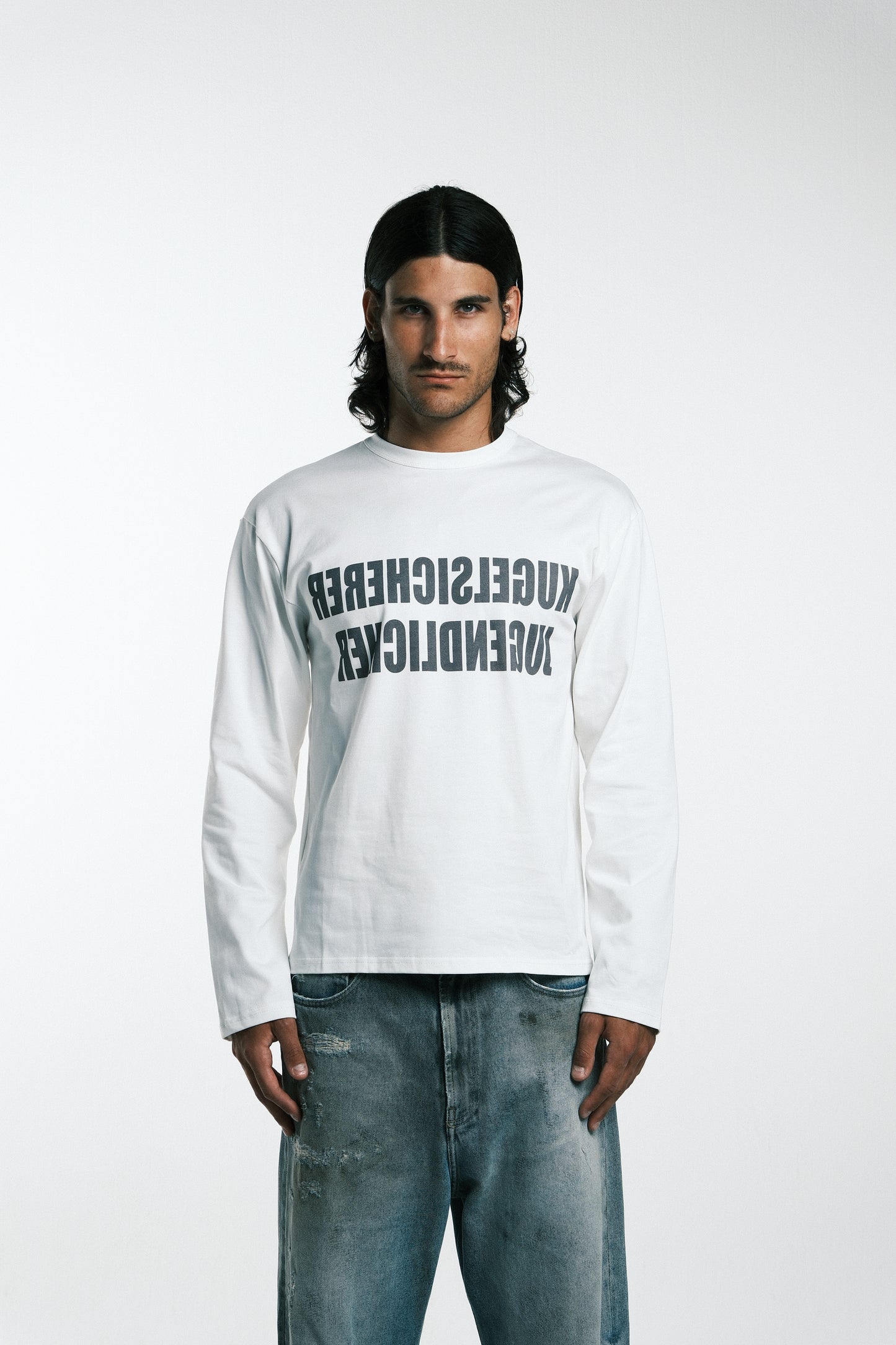 KUGELSICHERER JUGENDLICHER LONGSLEEVE WHITE