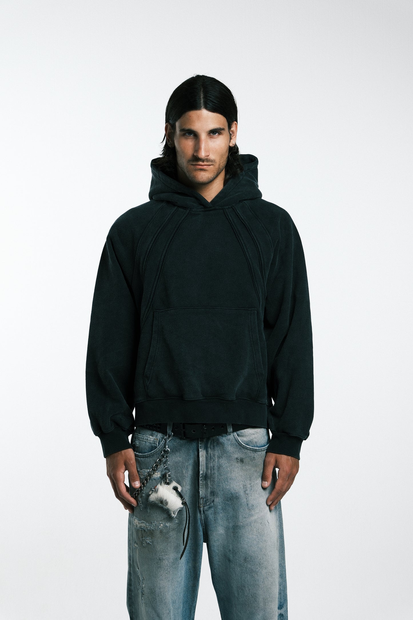 DIVIDED SEAM HOODIE