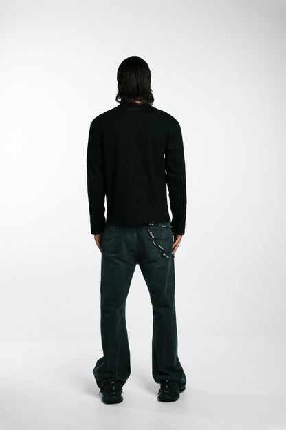 KUGELSICHERER JUGENDLICHER LONGSLEEVE BLACK