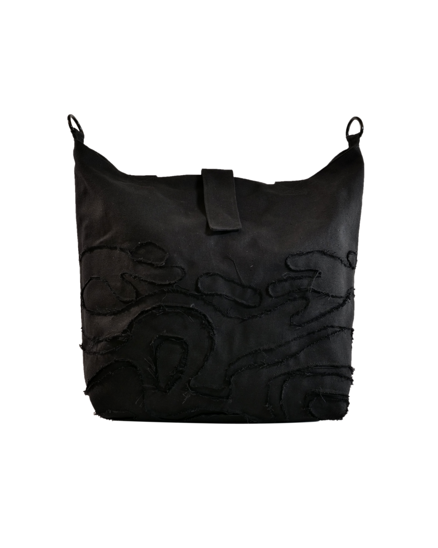 Large Crossbody Camo Bag COAL BLACK