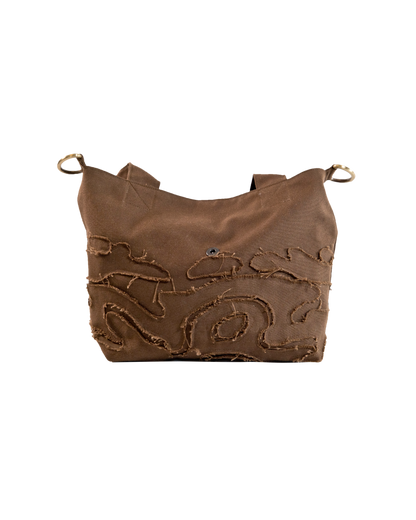 Small Crossbody Camo Bag RUST BROWN