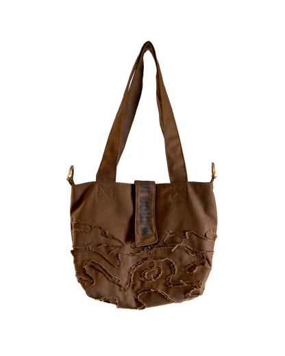 Small Crossbody Camo Bag RUST BROWN